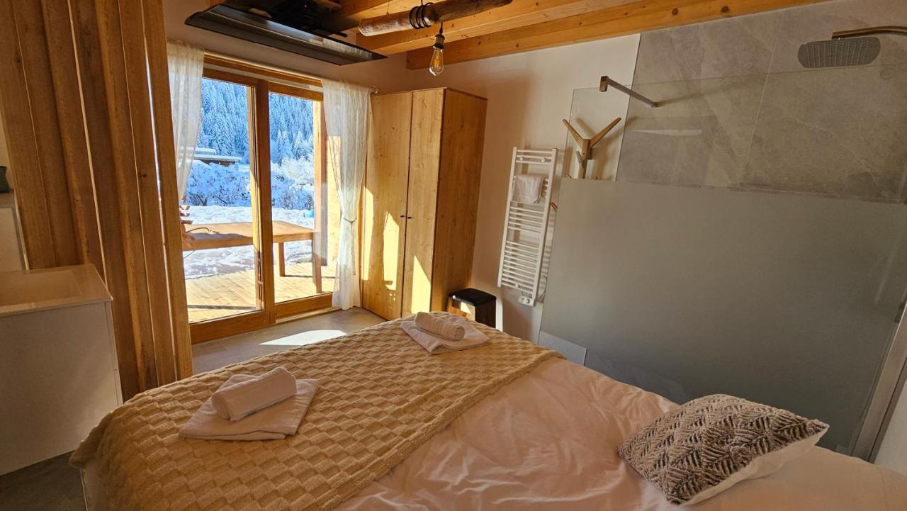 Demi-Chalet Vadel La Panthiaz 15 Pers 5 Chambres Abondance Exterior foto