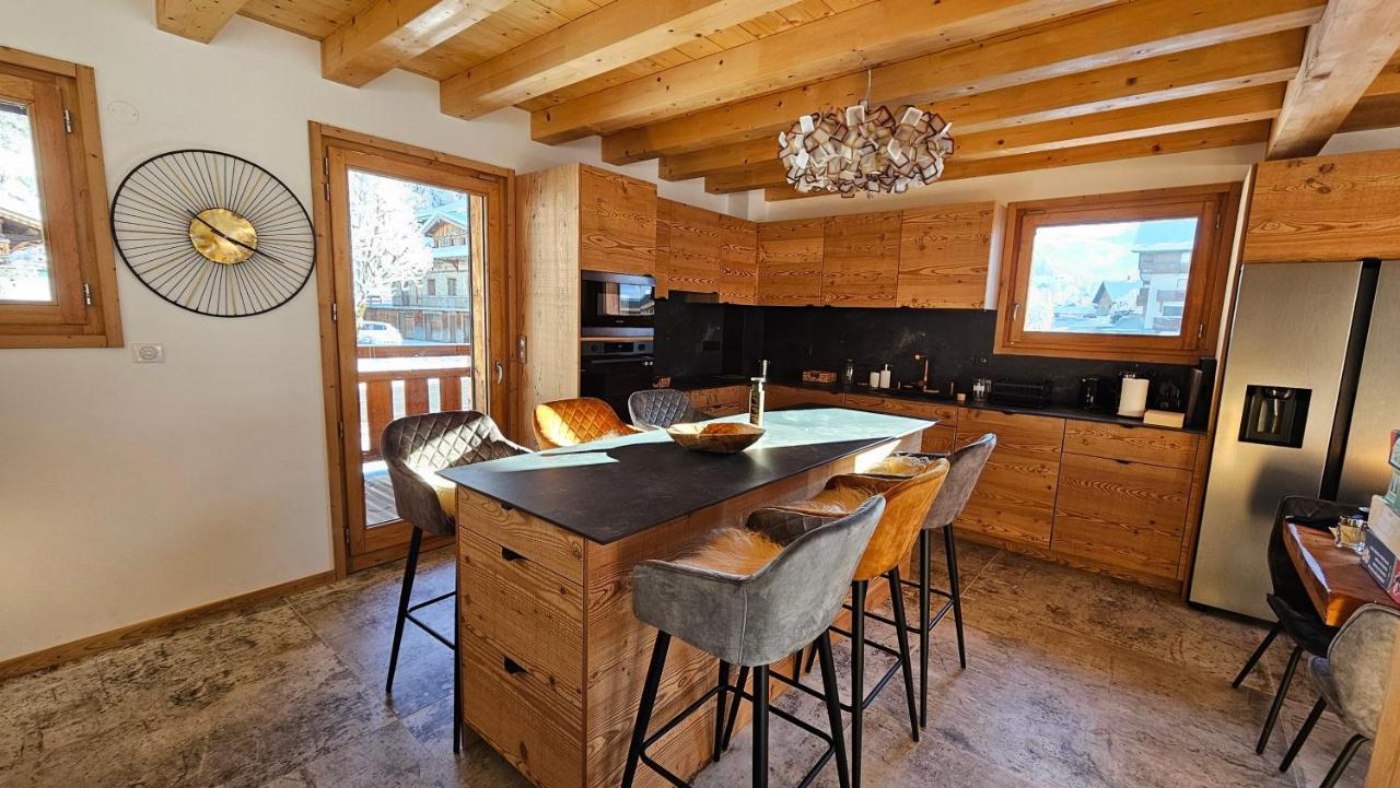 Demi-Chalet Vadel La Panthiaz 15 Pers 5 Chambres Abondance Exterior foto